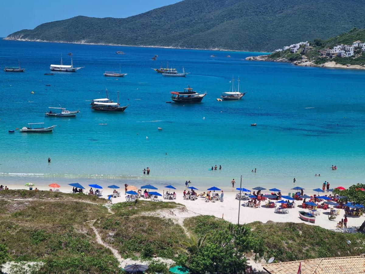 Cobertura Pe Na Areia Com Piscina Privativa E Vista Mar Na Praia Dos Anjos, Arraial Do Cabo, Para Ate 8 Pessoas Екстер'єр фото