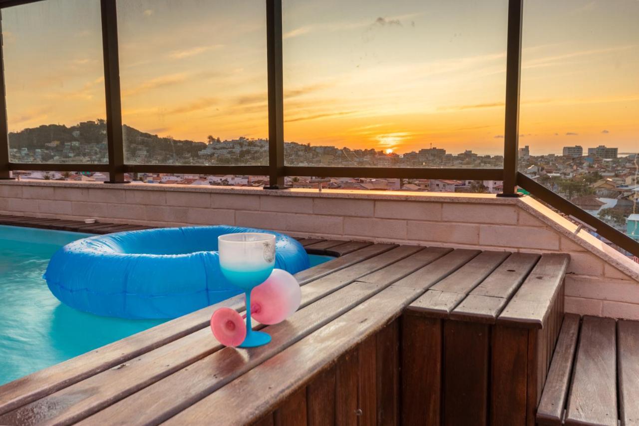 Cobertura Pe Na Areia Com Piscina Privativa E Vista Mar Na Praia Dos Anjos, Arraial Do Cabo, Para Ate 8 Pessoas Екстер'єр фото